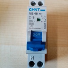 CHNT NBH8 40H C16 230v SINGLE POLE & NEUTRAL RCD CARAVAN MOTORHOME SC122T5